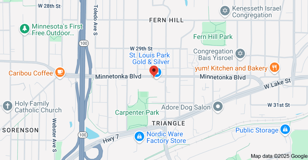 Map showing the office at 4835 Minnetonka Boulevard, St. Louis Park, MN 55416